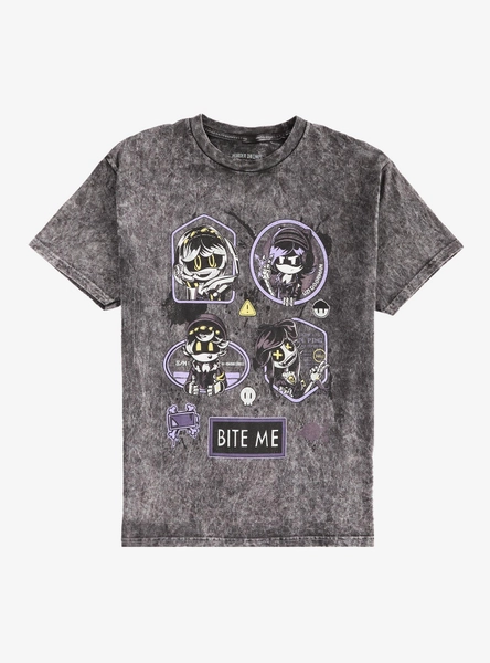 Murder Drones Group Mineral Wash T-Shirt