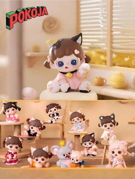 POKOJA LAND - SELECTS Sister Series Cute Grain Change Baby Second Creation Play Diy Doll Blind Box Cute Decorations, Seasonal Ornaments, Interesting Sculptures, Art Dolls, Collectible Hand-Held, Small Statues, Animation Fans, Lovers Spring To Summer - Size Random box