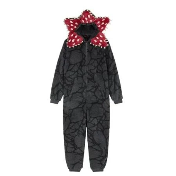 General Demogorgon Onesie Adult Jumpsuit, One Piece Pajamas for Women, Women's, Size: One size, Black