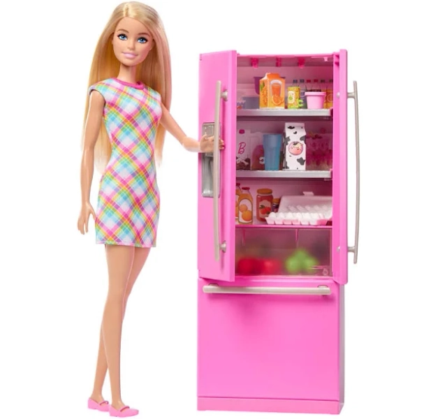 Barbie Doll and Kitchen Playset