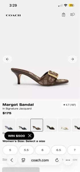 Margot Sandal In Crystal Signature Denim