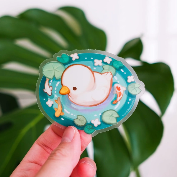 Vinyl Sticker a Lost Duckling
