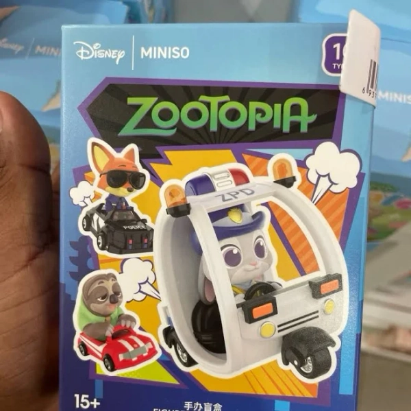 Miniso Disney Zootopia Vehicles Fun Collection Figure Surprise - New Toys & Collectibles