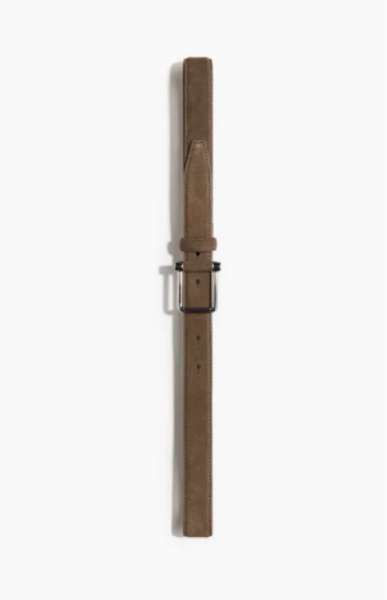 Leather belt 
