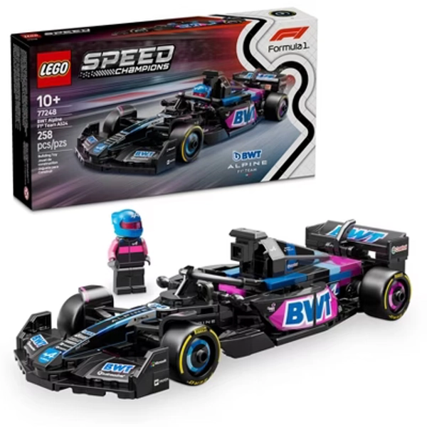 LEGO Speed Champions BWT Alpine F1 Team A524 Race Car Toy Building Set 77248