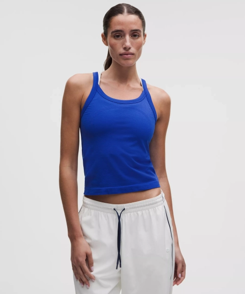 Swiftly Cami Tank Top - Beach Ball Blue/Beach Ball Blue - 4