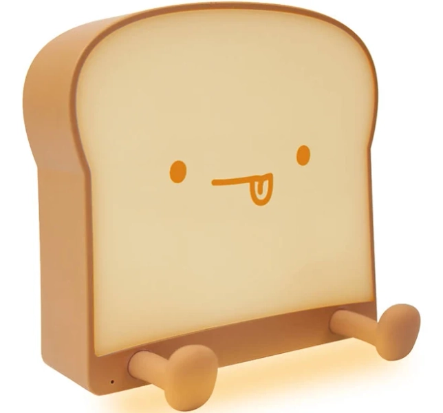 QANYI Cute Night Light Toast Bread LED Night Lamp
