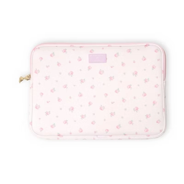 LoveShackFancy x Target - Yoobi Blooming Heirloom Laptop Sleeve Strawberry Macaroon