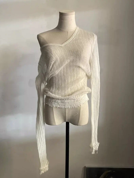 Ann Demeulemeester Mohair Knit Sweater Top-dmc