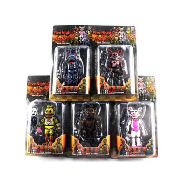 FNAF Five Nights At Freddys Action Figures Withered Boxed Gifts Chica Bonnie