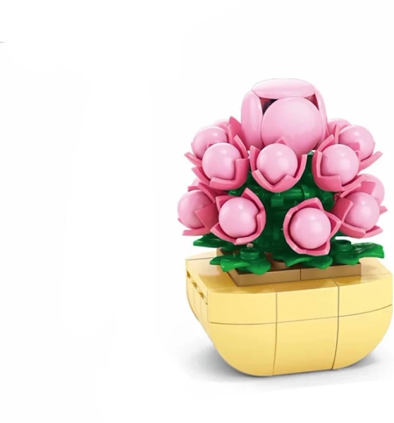 Pink Flower Lego