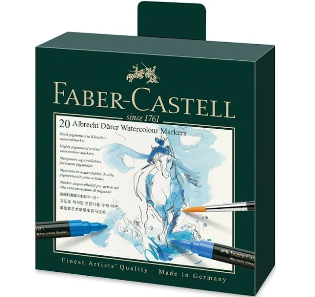 Faber-Castell Albrecht Durer Watercolor Markers Set of 20