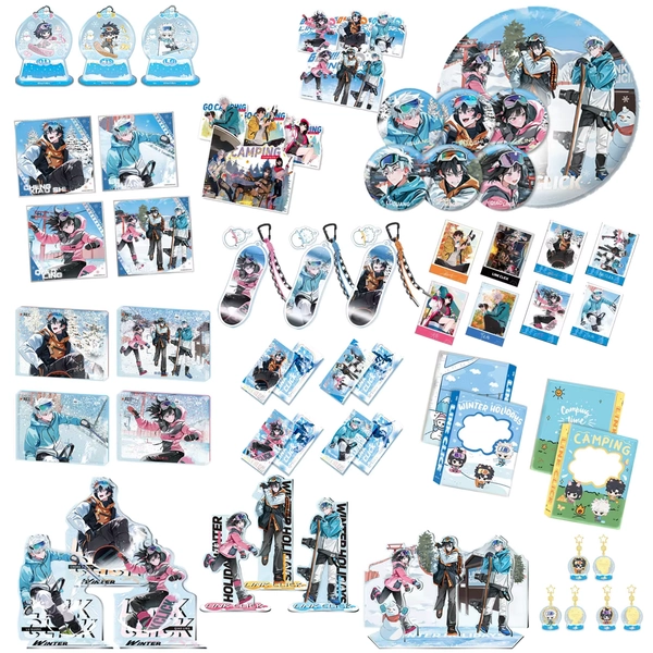 Sunsyea Link Click Shiguang Daili Ren Official Merch Series Badge Laser Cards Acrylic Stand Board Ornaments Card Album