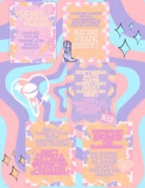 Sabrina Carpenter Inspired Posters for Classrooms