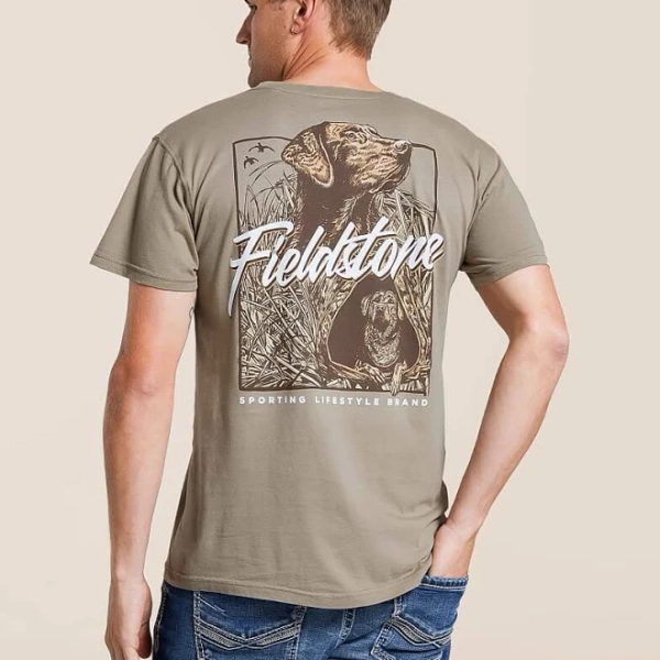 Fieldstone Men's Cotton in The Blind T-Shirt with Buckle