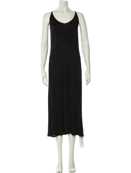Scoop Neck Long Dress