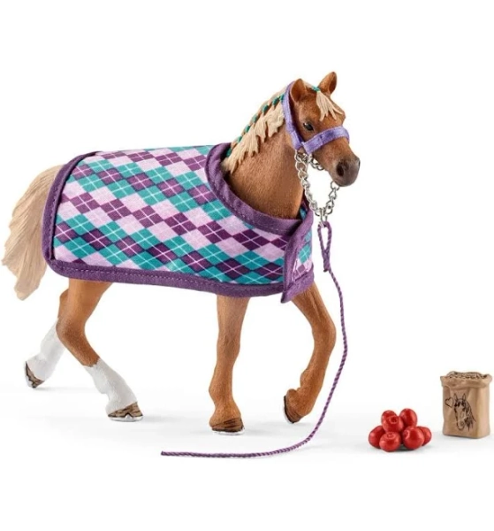 Schleich English Thoroughbred with Blanket