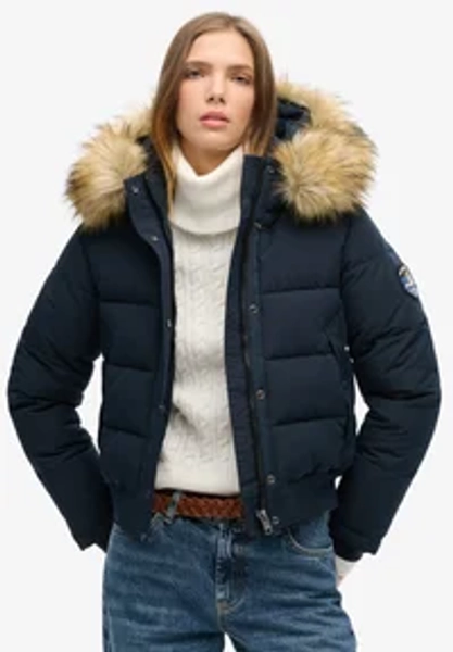 EVEREST HOODED - Winterjas - nordic chrome navy