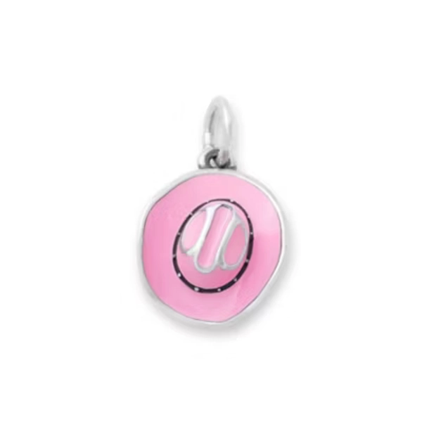 Enamel Cowgirl Hat Charm