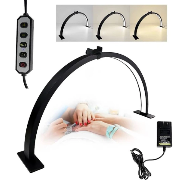 Nail Tech Half Moon Light Tattoo Lighting Lamp