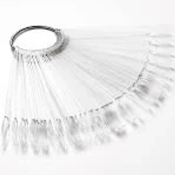 Nail Polish Display Fan – Plastic Fan with Almond Shape Tips