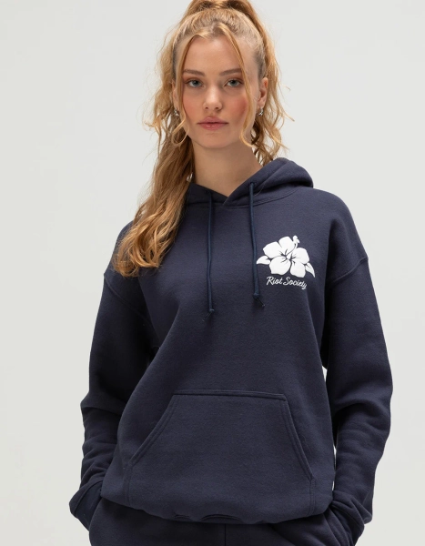 RIOT SOCIETY Beach Womens Hoodie - NAVY