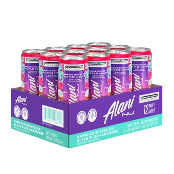 Alani Nu Energy Drink Hawaiian Shaved Ice 355 mL 12-pack