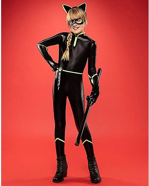 Kids Lady Noir Costume - Miraculous Ladybug