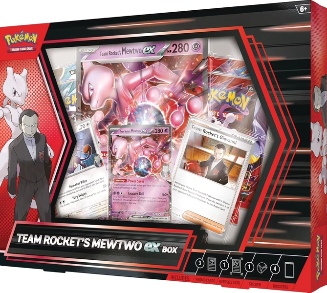 Pokemon Team Rockets Mewtwo ex Box - Walmart.com