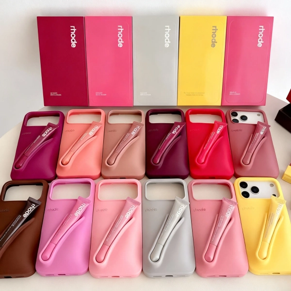 Hot Brand Lemontini Phone  Case for IPhone 11 12 13 14 15 16 Pro Max Plus 17 Air Makeup Lip Gloss Silicone Cover with Lip Glaze - AliExpress 202192403