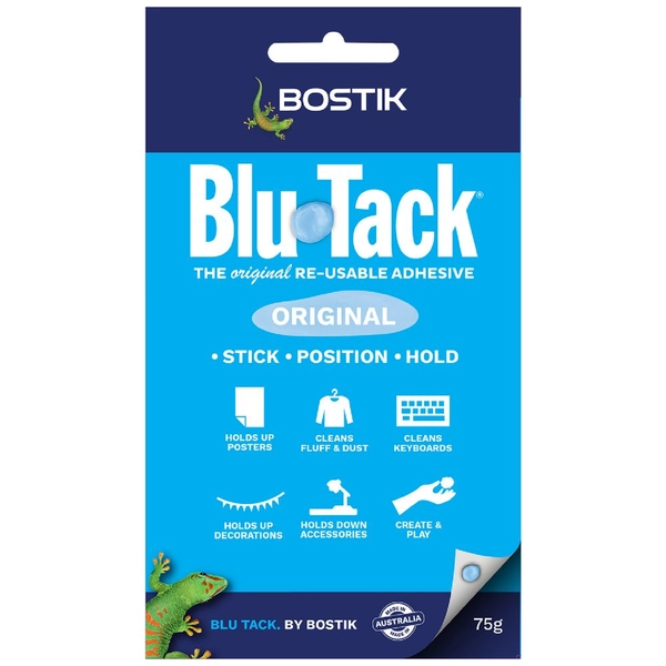 Bostik Blu Tack Removable Adhesive 75g
