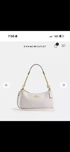 Teri Shoulder Bag In Signature Canvas