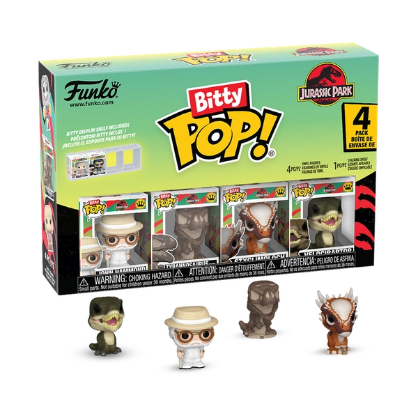 Bitty Pop! Jurassic Park 4-Pack Series 2