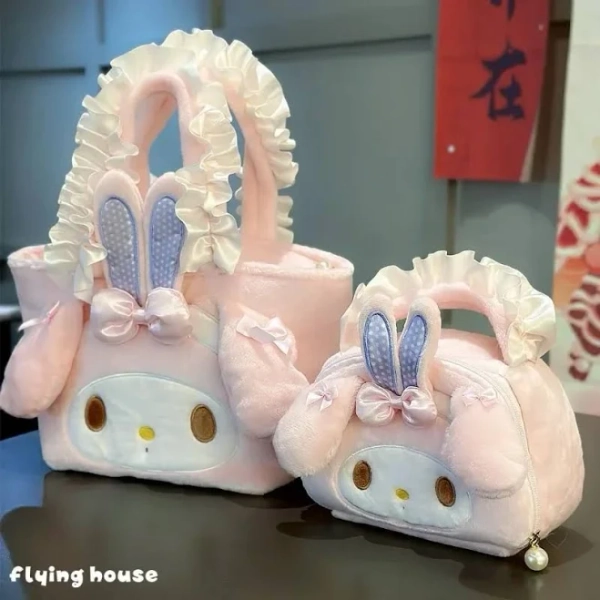 Kawaii Kuromi Melody Plush Bag