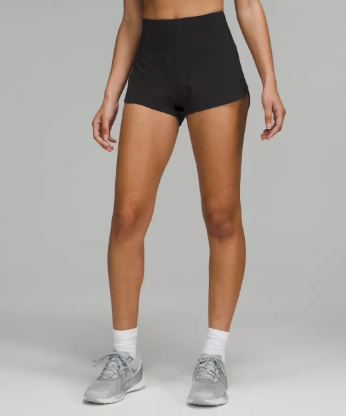 Speed Up High-Rise Lined Short 2.5" - Black - 12