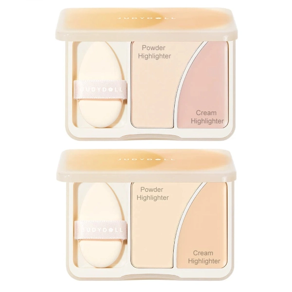 Shop Judydoll - Dual-Color Highlighter Palette - 8g  | Stylevana