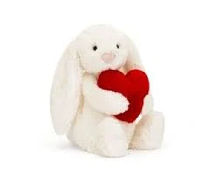 Jellycat|Bashful Red Love Heart Bunny
