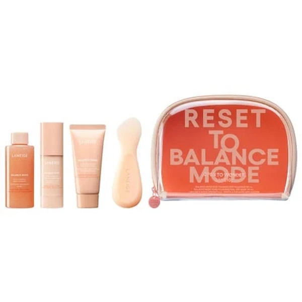 LANEIGE Reset to Balance Mode Kit Routine Set for Oily Skin and Pore + Shine Control