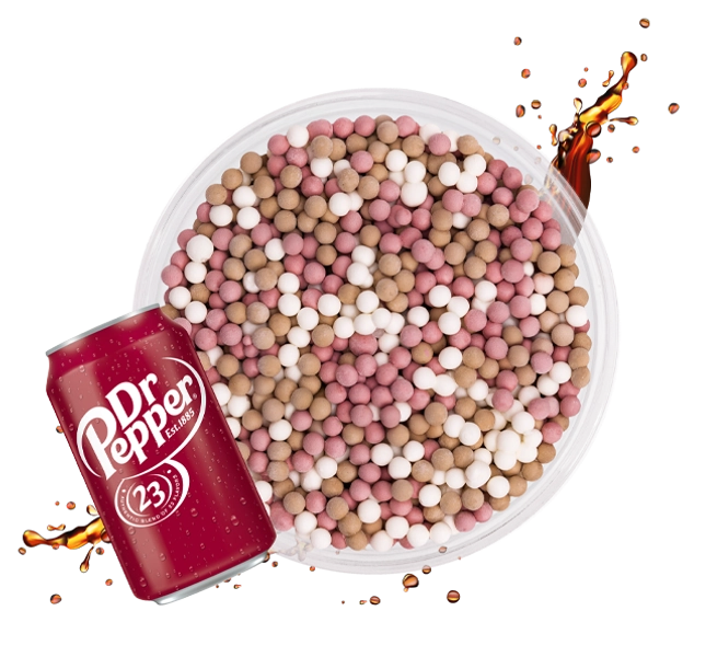 Dr Pepper flavored Dippin' Dots