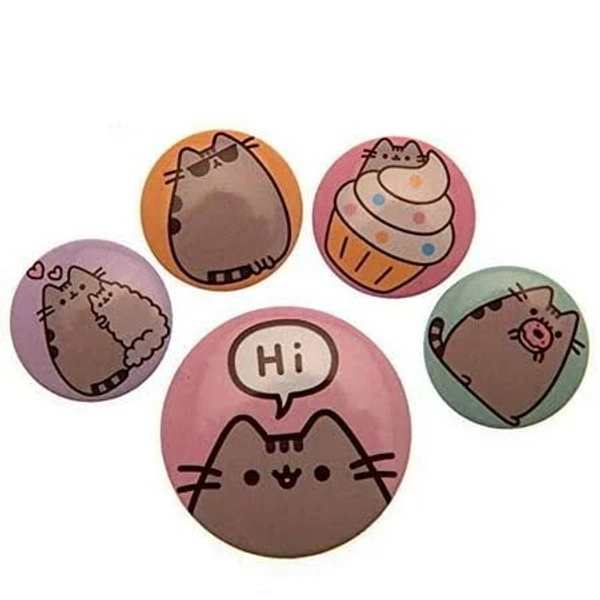 Pusheen Says Hi Badge Pack (5 Pack)