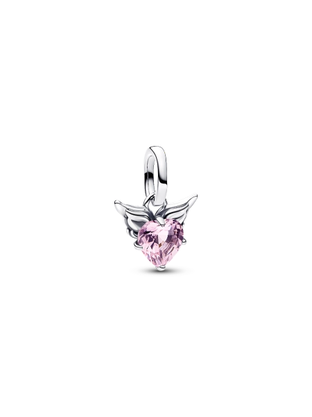 Winged Heart Mini Dangle Charm