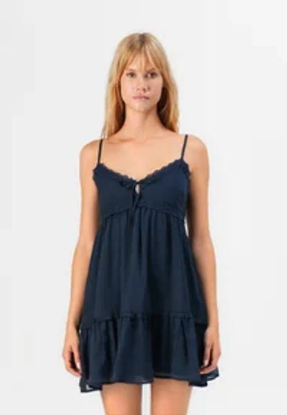 BARE FESTIVAL MINI DRESS - Freizeitkleid - dark blue