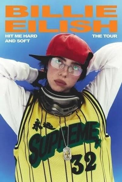 BILLIE EILISH POSTER 2024-25 HIT ME HARD AND SOFT TOUR NEW 24x36 FREE