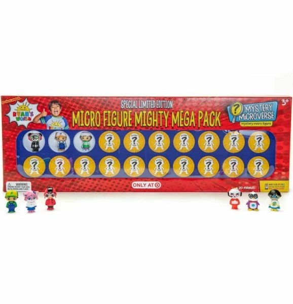 Ryan's World Micro Figure Mighty Mega Pack