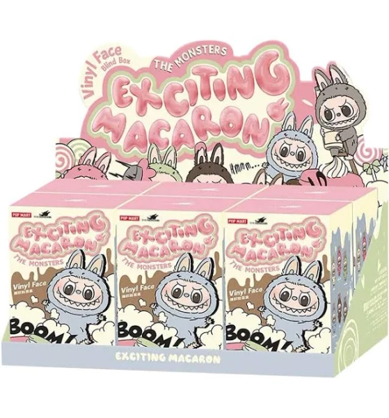 POP MART The MONSTERS Labubu Exciting Macaron Plush Series