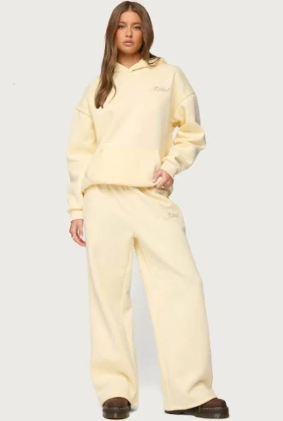 Edikted Women's Club Wide Leg Sweatpants