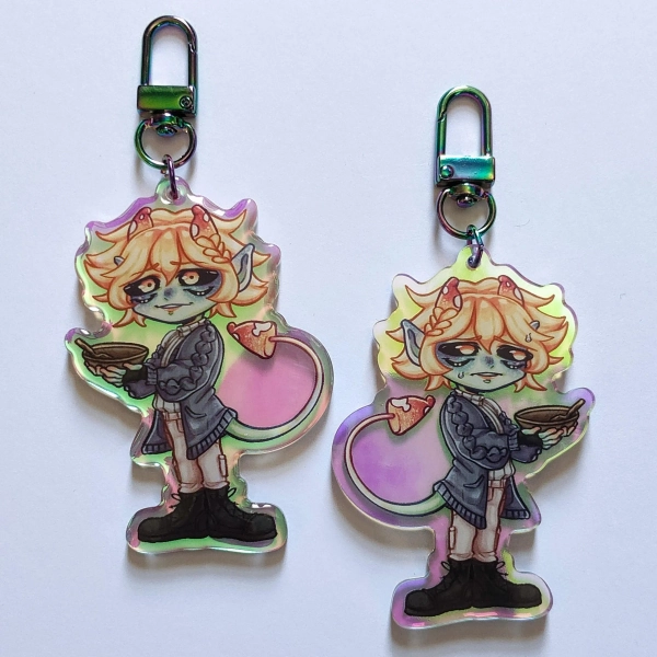 Mychael - Mushroom Oasis Acrylic Charm/Keychain