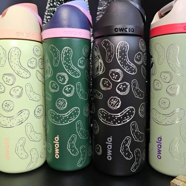 Pickle Engraved Owala Water Bottle