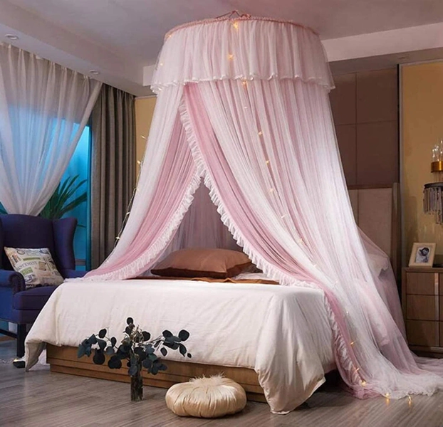 c&g home Solid Color Polyester Bed Canopy & Reviews | Wayfair