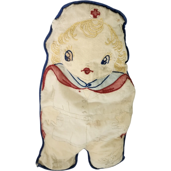 Cute Vintage Nurse Rag Doll